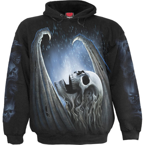 SPIRAL - WINGED SKELTON - HOODIE