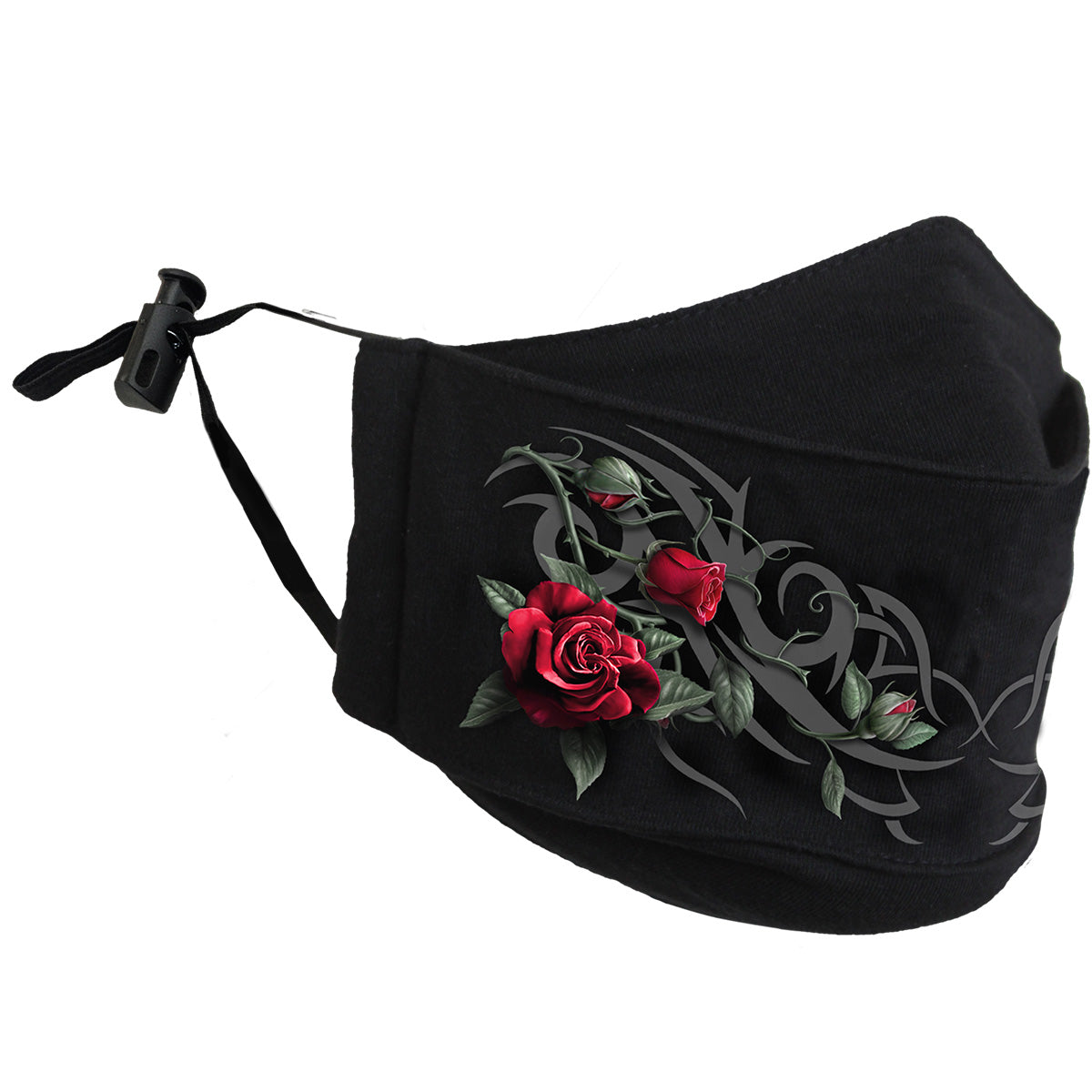 SPIRAL - TRIBAL ROSE - PREMIUM COTTON FASHION MASK WITH ADJUSTER