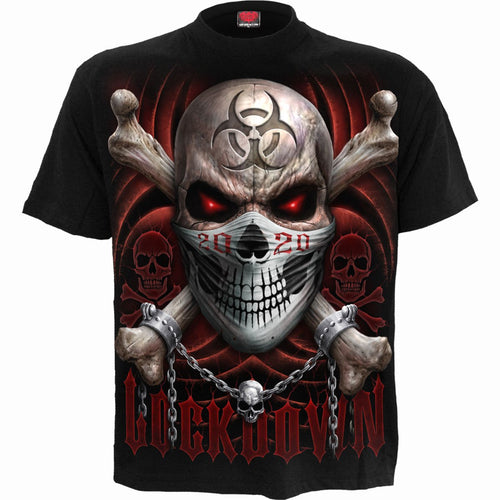 Lockdown 2020 - T -shirt nero