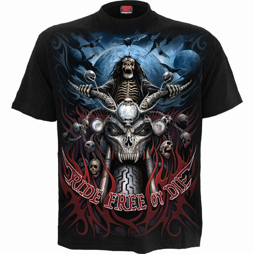 Ride Free - T -shirt czarny