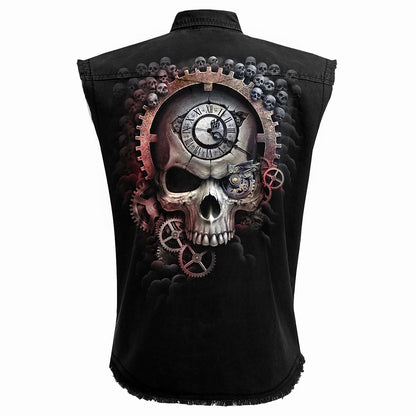 SPIRAL - REAPER TIME - SLEEVELESS STONE WASHED WORKER