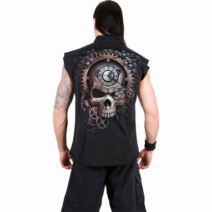 SPIRAL - REAPER TIME - SLEEVELESS STONE WASHED WORKER