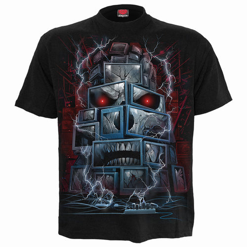 Death by TV - T -shirt czarny