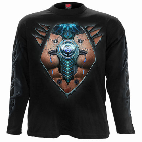 Cyber ​​Skin - T-shirt Longsleeve noir