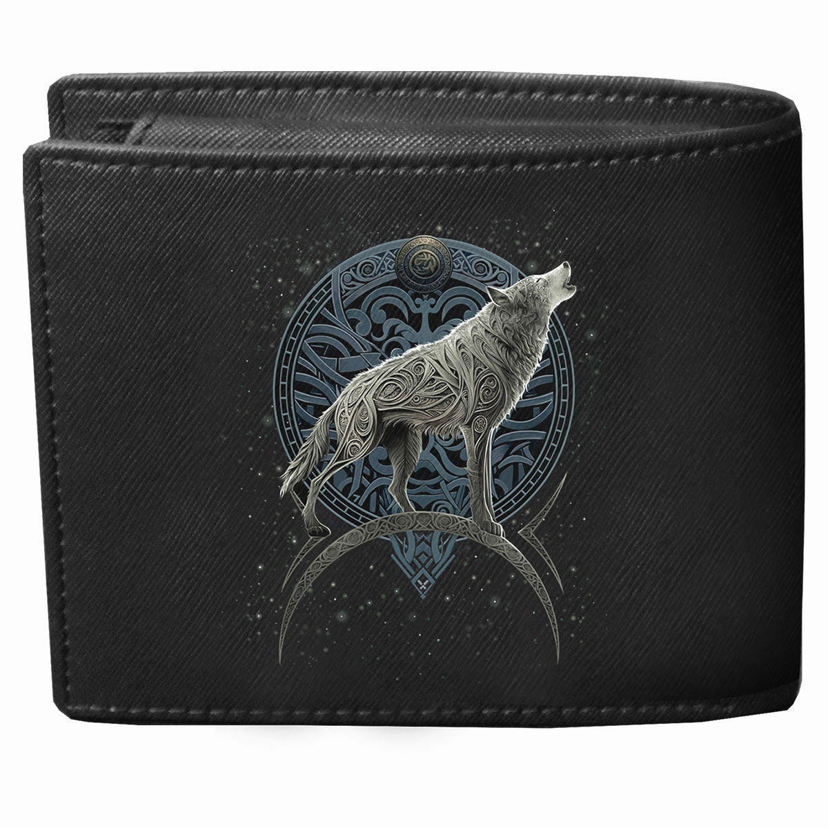 SPIRAL - CELTIC WOLF - BIFOLD WALLET WITH RFID BLOCKING AND GIFT BOX