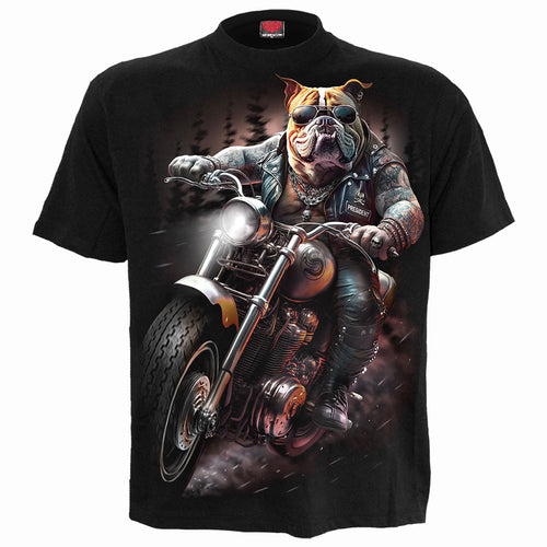 Top chien - T-shirt noir