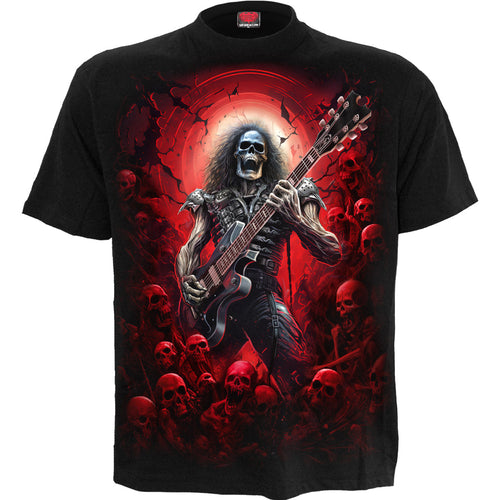 Tombe de rock - T-shirt noir