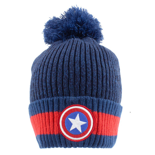 Marvel Captain America - Logo - Beanie Pom