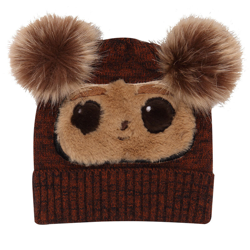 Star Wars - Wicket Face Beanie - Beanie Pom