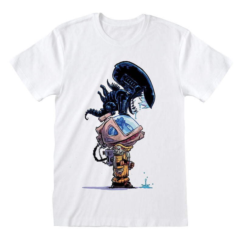 Alien - Don't Look up - T-Shirt White