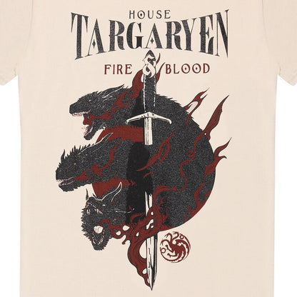 Game Of Thrones - House Targaryen - T-Shirt Natural