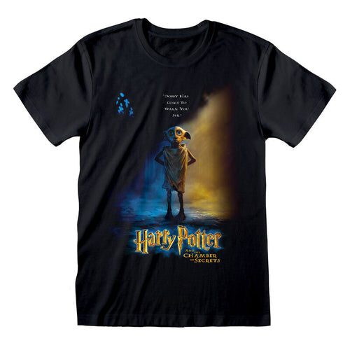 Harry Potter - Dobby Poster - Camiseta Negro