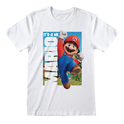 Super Mario Bros - It's A Me Mario - Camiseta White