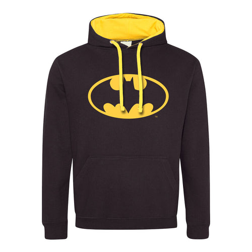 Superheroes Inc. DC Batman - Logo (kontrast pullover) - Bluza Black Contrast