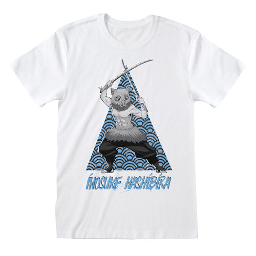 Demon Slayer - Inosuke Tri - T -shirt bianco