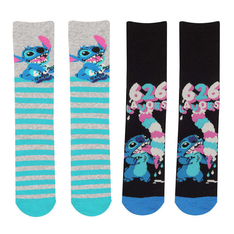 Disney Lilo And Stitch - Stitch - Socks - Socks 2 Pack