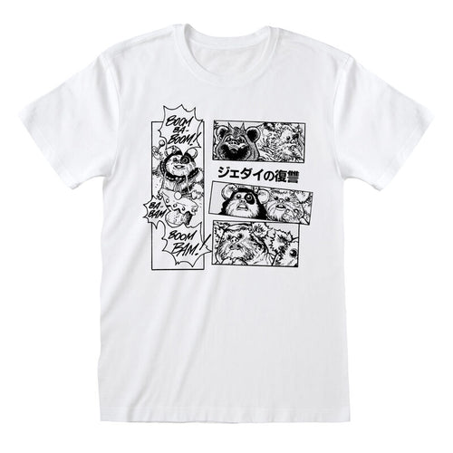 Star Wars - Ewok Manga - Camiseta White