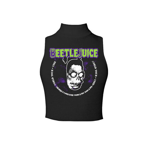 Beetlejuice - World Tour - Camiseta sin mangas de cuello alto para mujer