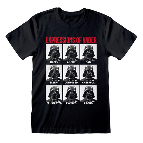 Star Wars - Ausdrücke von Vader - T -Shirt