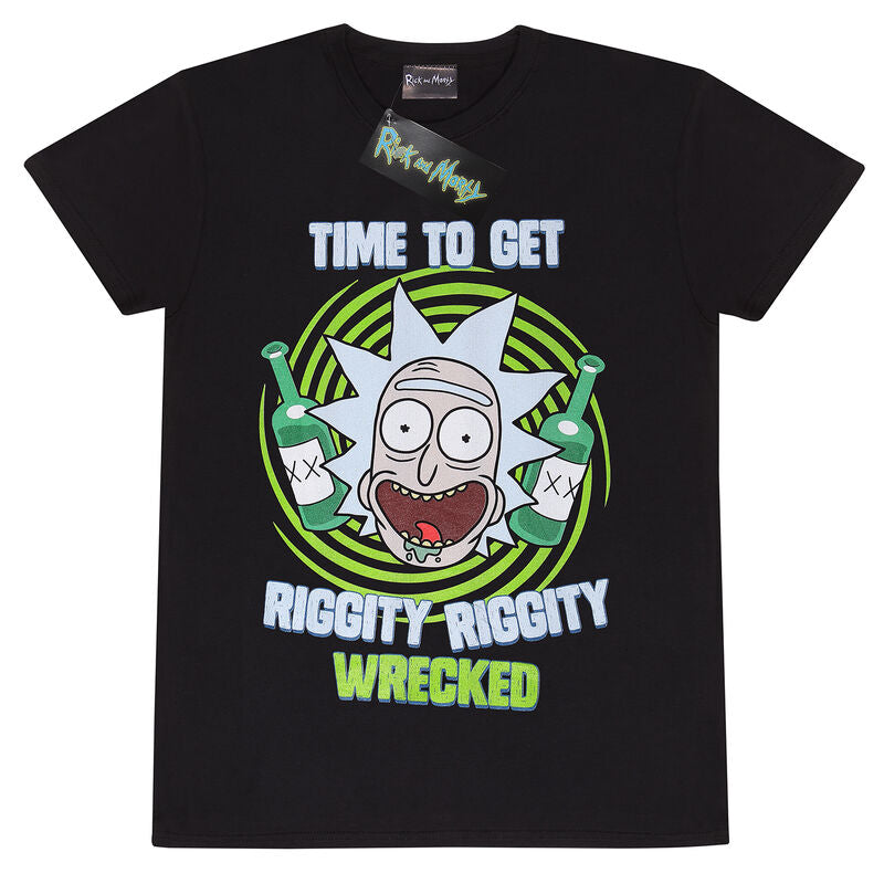 Rick And Morty - Riggity Wrecked - T-Shirt Black