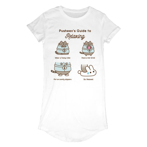 Pusheen - Przewodnik po relaksie - sukienka z koszulką