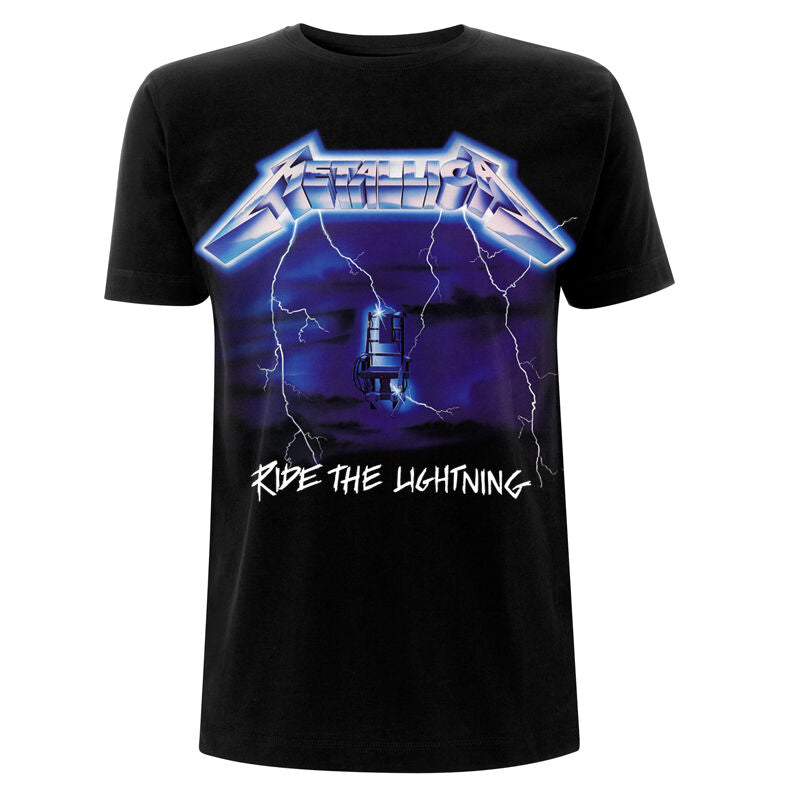 Metallica - Ride The Lightening Tracks Black T - T-Shirt Black