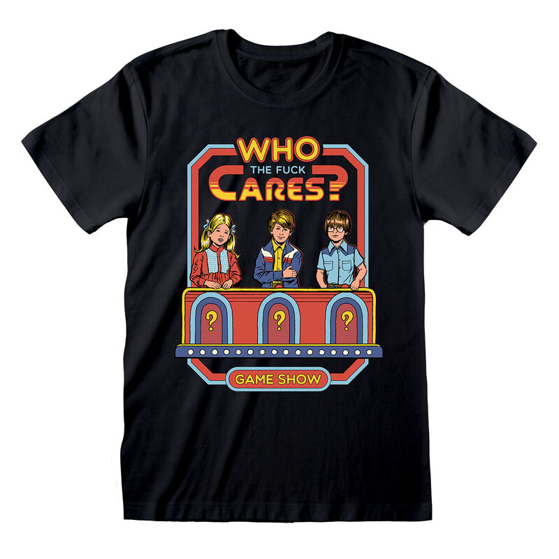 Steven Rhodes - Who Cares - T-Shirt Black