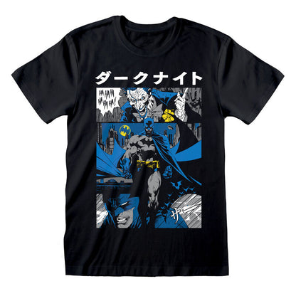 DC Comics Batman - Manga Cover - T-Shirt Black