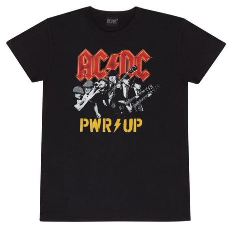 ACDC - Imagen de banda Power Up - Camiseta Negra