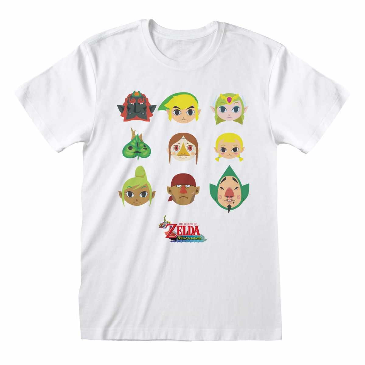 LEGEND OF ZELDA - WIND WAKER FACES - T-SHIRT