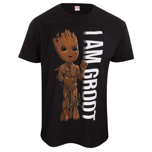 Guardianes de la Galaxia - Soy Groot - Camiseta Negra