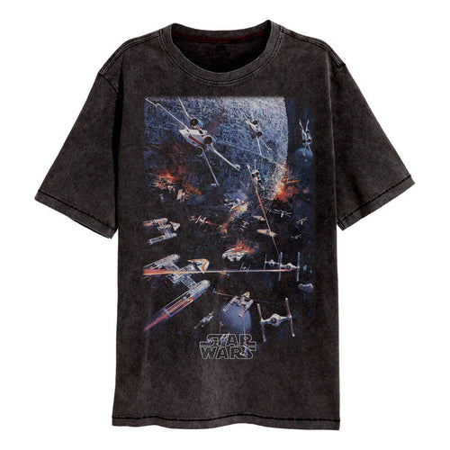 Star Wars Classic - Space War - Camiseta Vintage Wash Unisex