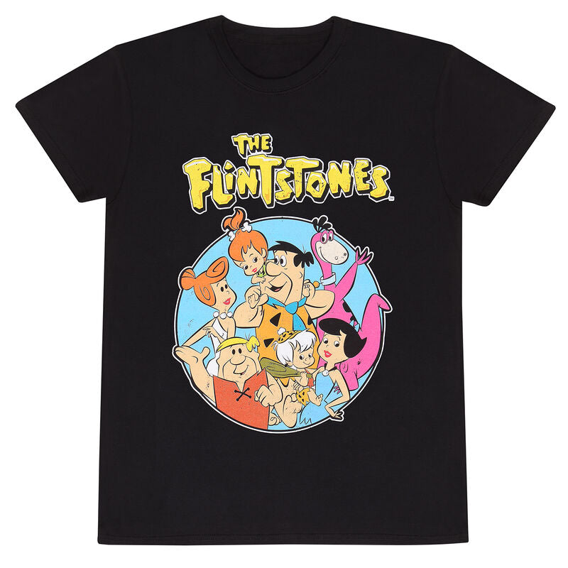 The Flintstones - Family Circle - T-Shirt Black