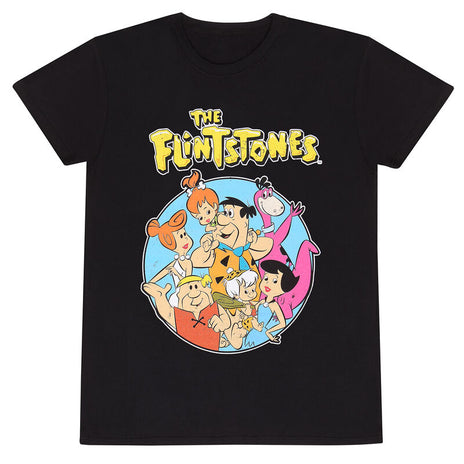 Die Flintstones - Family Circle - T -Shirt schwarz