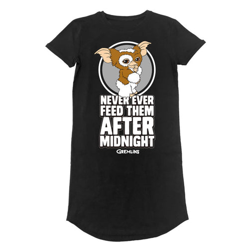 GREMLINS - DONT FEED AFTER MIDNIGHT - T-SHIRT DRESS