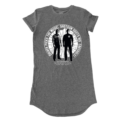 Supernatural - Pick the Music - Vestido de camiseta