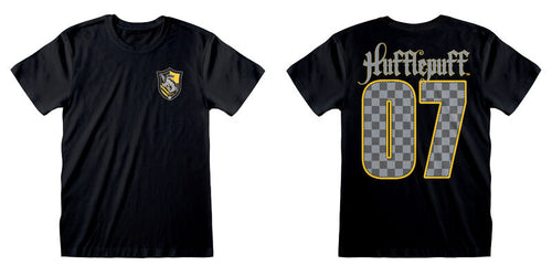 Harry Potter - Quidditch Hufflepuff 07 - T -Shirt Schwarz