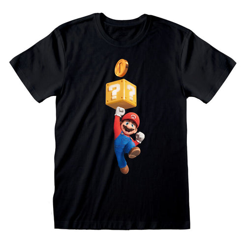 Super Mario Bros - Mario Coin - T -shirt czarny