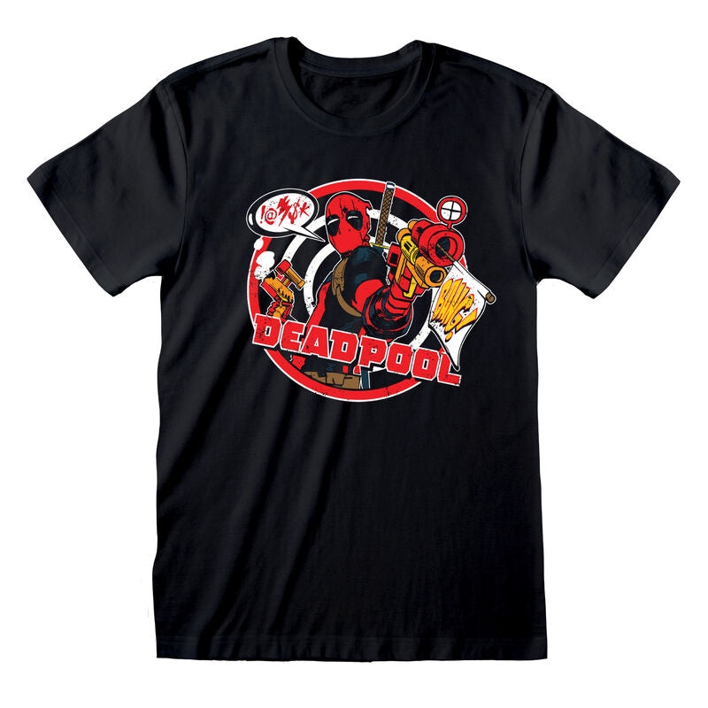 Deadpool - Badge - T-Shirt Black