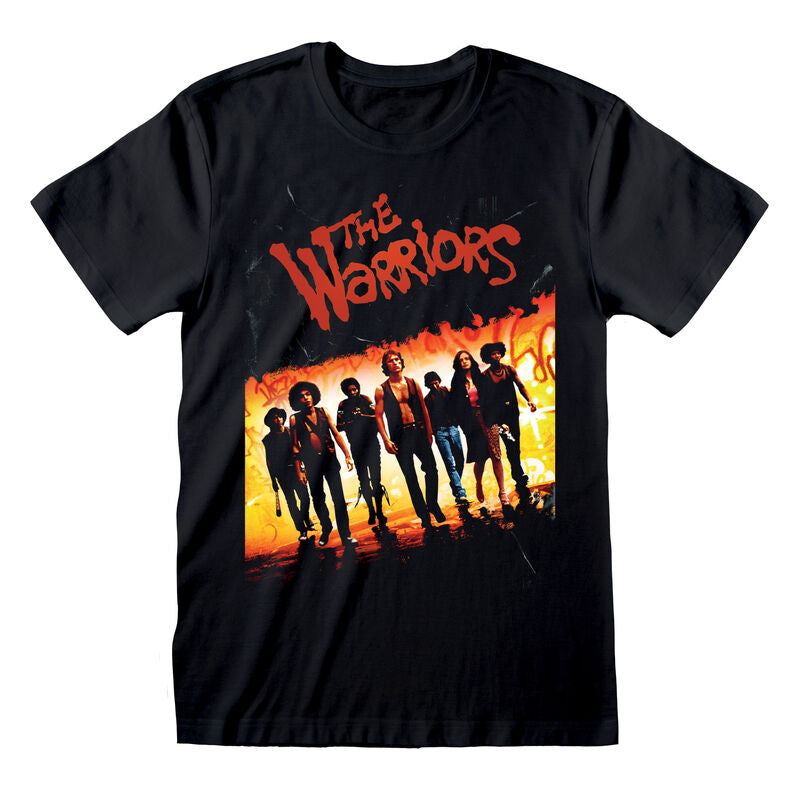 The Warriors - Line Up Angle - T-Shirt Black