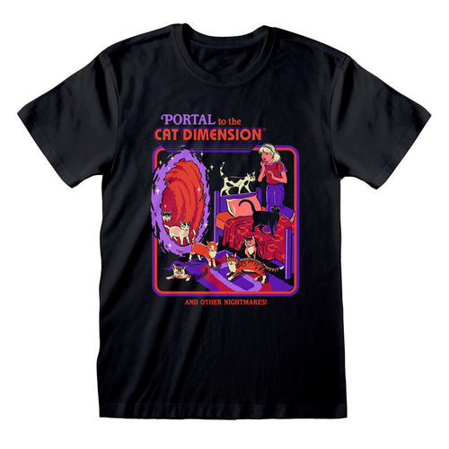 Steven Rhodes - Cat Dimension - T-shirt noir