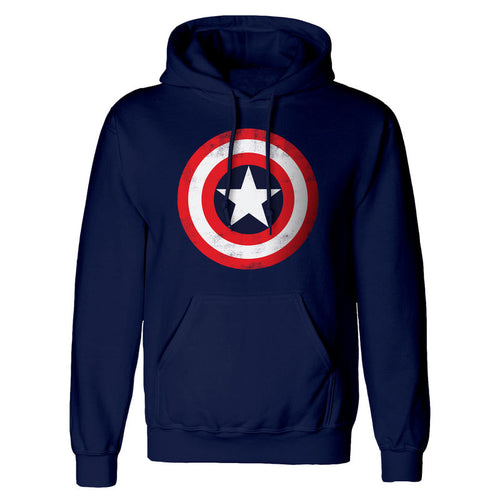 Marvel Comics Captain America - Schild Distressed - Hoodie