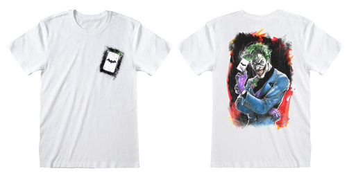 Joker - Batman Card - T -Shirt White