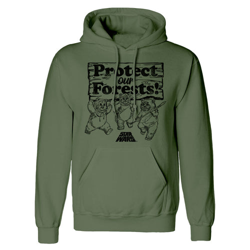 Star Wars - Protect Our Forests Green (sudadera con capucha) - Oliva sudadera con capucha