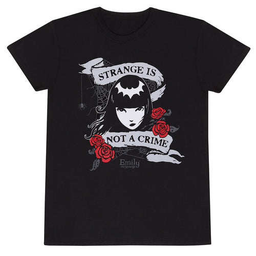 Emily The Strange - Not A Crime - T -Shirt Black