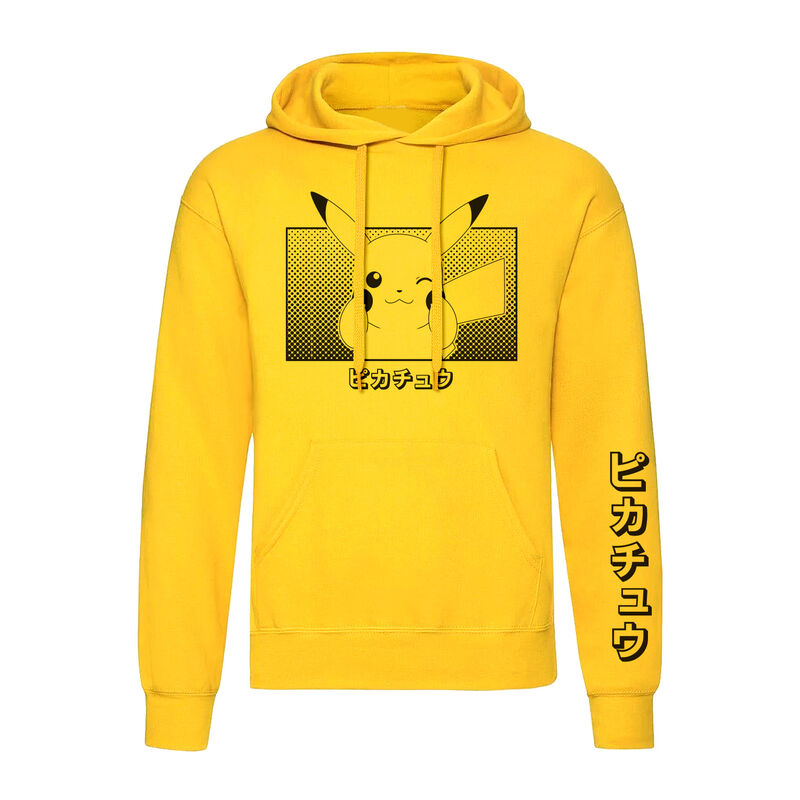 Pokemon - Pikachu Katakana (Hoodie) - Hoodie Yellow