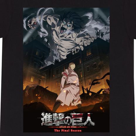 Angriff auf Titan - FS Poster - T -Shirt Schwarz