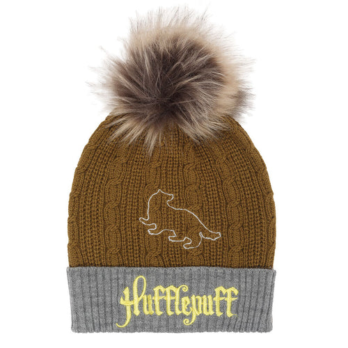 Harry Potter - Hufflepuff House Fur Pom - Beanie Pom