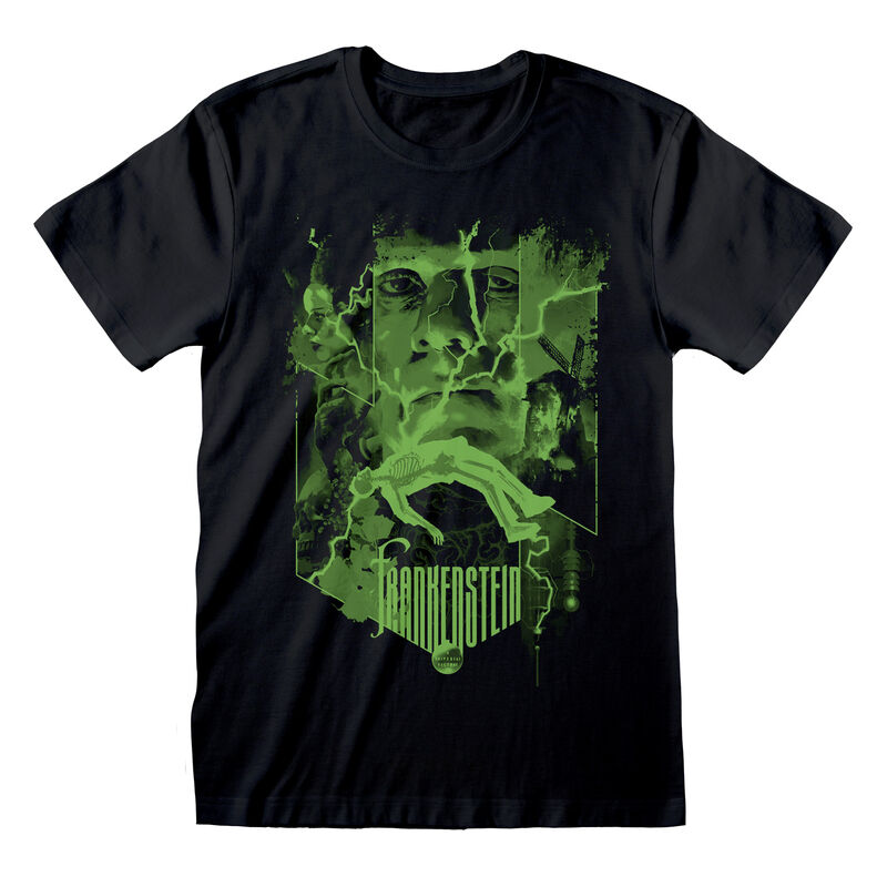 Universal Monsters - Frankenstein Green - T-Shirt Black