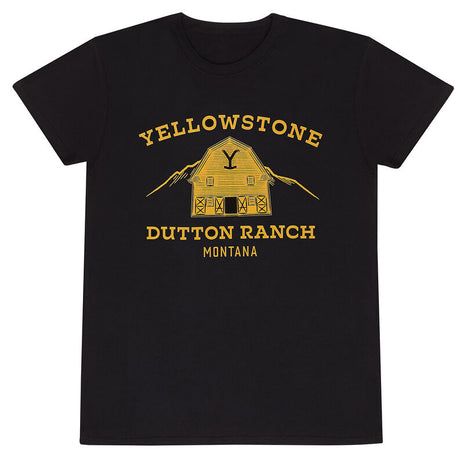 Yellowstone - Sand Ranch - T-shirt noir